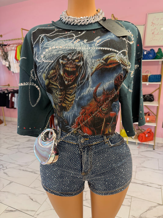 Rhinestone Reaper Tee