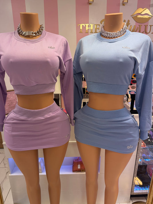ALO skirt set