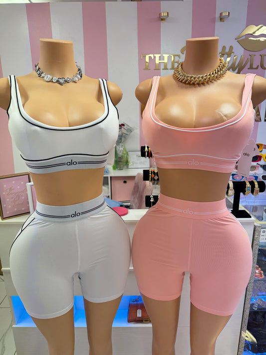ALO short set (jacket sold separately)