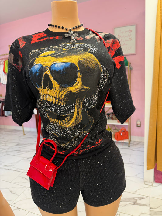Skull Street Luxe Tee