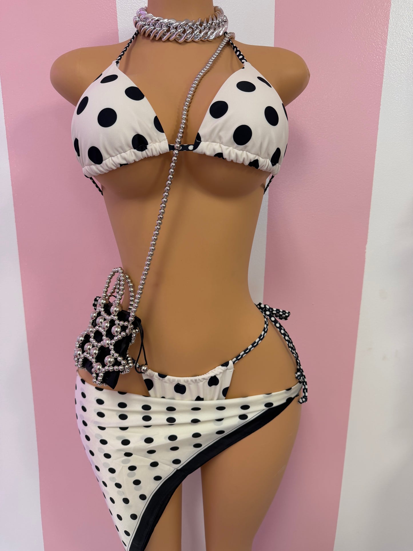 Polka Tease Bikini Set